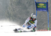 Elia Zurbriggen of Switzerland skiing during first run of Audi FIS Alpine skiing World cup giant slalom race. Men giant slalom race of Audi FIS Alpine skiing World cup 2014-2015 was held on Saturday, 14th of March 2015 on Vitranc slope in Kranjska Gora, Slovenia.
