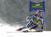 Victor Malmstrom of Finland skiing during first run of Audi FIS Alpine skiing World cup giant slalom race. Men giant slalom race of Audi FIS Alpine skiing World cup 2014-2015 was held on Saturday, 14th of March 2015 on Vitranc slope in Kranjska Gora, Slovenia.
