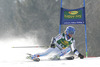 Mattias Roenngren of Sweden skiing during first run of Audi FIS Alpine skiing World cup giant slalom race. Men giant slalom race of Audi FIS Alpine skiing World cup 2014-2015 was held on Saturday, 14th of March 2015 on Vitranc slope in Kranjska Gora, Slovenia.
