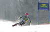 Eemeli Pirinen of Finland skiing during first run of Audi FIS Alpine skiing World cup giant slalom race. Men giant slalom race of Audi FIS Alpine skiing World cup 2014-2015 was held on Saturday, 14th of March 2015 on Vitranc slope in Kranjska Gora, Slovenia.
