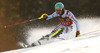 Felix Neureuther of Germany skiing in first run of men slalom race of Audi FIS Alpine skiing World cup in Kranjska Gora, Slovenia. Men slalom race of Audi FIS Alpine skiing World cup season 2014-2015, was held on Sunday, 15th of March 2015 in Kranjska Gora, Slovenia.
