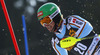 Linus Strasser of Germany skiing in first run of men slalom race of Audi FIS Alpine skiing World cup in Kranjska Gora, Slovenia. Men slalom race of Audi FIS Alpine skiing World cup season 2014-2015, was held on Sunday, 15th of March 2015 in Kranjska Gora, Slovenia.
