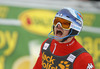 Second placed Giuliano Razzoli of Italy reacts in finish of the second run of men slalom race of Audi FIS Alpine skiing World cup in Kranjska Gora, Slovenia. Men slalom race of Audi FIS Alpine skiing World cup season 2014-2015, was held on Sunday, 15th of March 2015 in Kranjska Gora, Slovenia.
