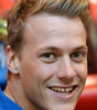 Manuel Feller of Austria during the Atomic Media Day at Atomic Homebase in Altenmarkt, Austria on 2015/10/05. <br> 

