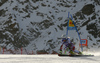 Eva-Maria Brem of Austria skiing in first run of the women giant slalom race of Audi FIS Alpine skiing World cup in Soelden, Austria. Opening women giant slalom race of Audi FIS Alpine skiing World cup was held on Rettenbach glacier above Soelden, Austrai, on Saturday, 24th of October 2015.
