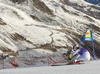 Mikaela Shiffrin of USA skiing in first run of the women giant slalom race of Audi FIS Alpine skiing World cup in Soelden, Austria. Opening women giant slalom race of Audi FIS Alpine skiing World cup was held on Rettenbach glacier above Soelden, Austrai, on Saturday, 24th of October 2015.
