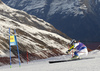 Sara Hector of Sweden skiing in first run of the women giant slalom race of Audi FIS Alpine skiing World cup in Soelden, Austria. Opening women giant slalom race of Audi FIS Alpine skiing World cup was held on Rettenbach glacier above Soelden, Austrai, on Saturday, 24th of October 2015.
