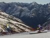Tina Weirather of Liechtenstein skiing in first run of the women giant slalom race of Audi FIS Alpine skiing World cup in Soelden, Austria. Opening women giant slalom race of Audi FIS Alpine skiing World cup was held on Rettenbach glacier above Soelden, Austrai, on Saturday, 24th of October 2015.
