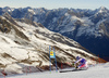 Tessa Worley of France skiing in first run of the women giant slalom race of Audi FIS Alpine skiing World cup in Soelden, Austria. Opening women giant slalom race of Audi FIS Alpine skiing World cup was held on Rettenbach glacier above Soelden, Austrai, on Saturday, 24th of October 2015.
