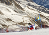 Lara Gut of Switzerland skiing in first run of the women giant slalom race of Audi FIS Alpine skiing World cup in Soelden, Austria. Opening women giant slalom race of Audi FIS Alpine skiing World cup was held on Rettenbach glacier above Soelden, Austrai, on Saturday, 24th of October 2015.
