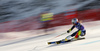 Marta Bassino of Italy skiing in first run of the women giant slalom race of Audi FIS Alpine skiing World cup in Soelden, Austria. Opening women giant slalom race of Audi FIS Alpine skiing World cup was held on Rettenbach glacier above Soelden, Austrai, on Saturday, 24th of October 2015.
