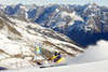 Candace Crawford of Canada skiing in first run of the women giant slalom race of Audi FIS Alpine skiing World cup in Soelden, Austria. Opening women giant slalom race of Audi FIS Alpine skiing World cup was held on Rettenbach glacier above Soelden, Austrai, on Saturday, 24th of October 2015.
