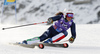 Federica Brignone of Italy skiing in first run of the women giant slalom race of Audi FIS Alpine skiing World cup in Soelden, Austria. Opening women giant slalom race of Audi FIS Alpine skiing World cup was held on Rettenbach glacier above Soelden, Austrai, on Saturday, 24th of October 2015.
