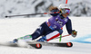 Federica Brignone of Italy skiing in first run of the women giant slalom race of Audi FIS Alpine skiing World cup in Soelden, Austria. Opening women giant slalom race of Audi FIS Alpine skiing World cup was held on Rettenbach glacier above Soelden, Austrai, on Saturday, 24th of October 2015.
