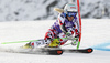 Eva-Maria Brem of Austria skiing in first run of the women giant slalom race of Audi FIS Alpine skiing World cup in Soelden, Austria. Opening women giant slalom race of Audi FIS Alpine skiing World cup was held on Rettenbach glacier above Soelden, Austrai, on Saturday, 24th of October 2015.
