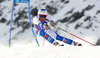 Frida Hansdotter of Sweden skiing in first run of the women giant slalom race of Audi FIS Alpine skiing World cup in Soelden, Austria. Opening women giant slalom race of Audi FIS Alpine skiing World cup was held on Rettenbach glacier above Soelden, Austrai, on Saturday, 24th of October 2015.

