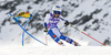 Maria Pietilae-Holmner of Sweden skiing in first run of the women giant slalom race of Audi FIS Alpine skiing World cup in Soelden, Austria. Opening women giant slalom race of Audi FIS Alpine skiing World cup was held on Rettenbach glacier above Soelden, Austrai, on Saturday, 24th of October 2015.
