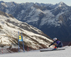 Federica Brignone of Italy skiing in first run of the women giant slalom race of Audi FIS Alpine skiing World cup in Soelden, Austria. Opening women giant slalom race of Audi FIS Alpine skiing World cup was held on Rettenbach glacier above Soelden, Austrai, on Saturday, 24th of October 2015.
