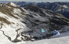 Fritz Dopfer of Germany skiing in first run of the men giant slalom race of Audi FIS Alpine skiing World cup in Soelden, Austria. Opening men giant slalom race of Audi FIS Alpine skiing World cup was held on Rettenbach glacier above Soelden, Austria, on Sunday, 25th of October 2015.
