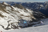 Alexis Pinturault of France skiing in first run of the men giant slalom race of Audi FIS Alpine skiing World cup in Soelden, Austria. Opening men giant slalom race of Audi FIS Alpine skiing World cup was held on Rettenbach glacier above Soelden, Austria, on Sunday, 25th of October 2015.
