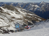 Kjetil Jansrud of Norway skiing in first run of the men giant slalom race of Audi FIS Alpine skiing World cup in Soelden, Austria. Opening men giant slalom race of Audi FIS Alpine skiing World cup was held on Rettenbach glacier above Soelden, Austria, on Sunday, 25th of October 2015.
