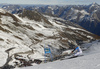 Stefan Luitz of Germany skiing in first run of the men giant slalom race of Audi FIS Alpine skiing World cup in Soelden, Austria. Opening men giant slalom race of Audi FIS Alpine skiing World cup was held on Rettenbach glacier above Soelden, Austria, on Sunday, 25th of October 2015.
