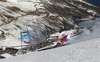 Manuel Pleisch of Switzerland skiing in first run of the men giant slalom race of Audi FIS Alpine skiing World cup in Soelden, Austria. Opening men giant slalom race of Audi FIS Alpine skiing World cup was held on Rettenbach glacier above Soelden, Austria, on Sunday, 25th of October 2015.
