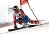 Ted Ligety of USA skiing in first run of the men giant slalom race of Audi FIS Alpine skiing World cup in Soelden, Austria. Opening men giant slalom race of Audi FIS Alpine skiing World cup was held on Rettenbach glacier above Soelden, Austria, on Sunday, 25th of October 2015.
