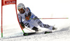 Felix Neureuther of Germany skiing in first run of the men giant slalom race of Audi FIS Alpine skiing World cup in Soelden, Austria. Opening men giant slalom race of Audi FIS Alpine skiing World cup was held on Rettenbach glacier above Soelden, Austria, on Sunday, 25th of October 2015.
