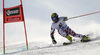 Philipp Schoerghofer of Austria skiing in first run of the men giant slalom race of Audi FIS Alpine skiing World cup in Soelden, Austria. Opening men giant slalom race of Audi FIS Alpine skiing World cup was held on Rettenbach glacier above Soelden, Austria, on Sunday, 25th of October 2015.
