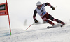  skiing in first run of the men giant slalom race of Audi FIS Alpine skiing World cup in Soelden, Austria. Opening men giant slalom race of Audi FIS Alpine skiing World cup was held on Rettenbach glacier above Soelden, Austria, on Sunday, 25th of October 2015.
