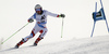 Manuel Pleisch of Switzerland skiing in first run of the men giant slalom race of Audi FIS Alpine skiing World cup in Soelden, Austria. Opening men giant slalom race of Audi FIS Alpine skiing World cup was held on Rettenbach glacier above Soelden, Austria, on Sunday, 25th of October 2015.
