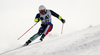 Massimiliano Blardone of Italy skiing in first run of the men giant slalom race of Audi FIS Alpine skiing World cup in Soelden, Austria. Opening men giant slalom race of Audi FIS Alpine skiing World cup was held on Rettenbach glacier above Soelden, Austria, on Sunday, 25th of October 2015.
