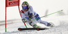 Justin Murisier of Switzerland skiing in first run of the men giant slalom race of Audi FIS Alpine skiing World cup in Soelden, Austria. Opening men giant slalom race of Audi FIS Alpine skiing World cup was held on Rettenbach glacier above Soelden, Austria, on Sunday, 25th of October 2015.
