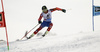 Tommy Ford of USA skiing in first run of the men giant slalom race of Audi FIS Alpine skiing World cup in Soelden, Austria. Opening men giant slalom race of Audi FIS Alpine skiing World cup was held on Rettenbach glacier above Soelden, Austria, on Sunday, 25th of October 2015.
