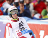 Elia Zurbriggen of Switzerland reacts in finish of the second run of the men giant slalom race of Audi FIS Alpine skiing World cup in Soelden, Austria. Opening men giant slalom race of Audi FIS Alpine skiing World cup was held on Rettenbach glacier above Soelden, Austria, on Sunday, 25th of October 2015.
