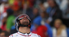 Aksel Lund Svindal of Norway reacts in finish of the second run of the men giant slalom race of Audi FIS Alpine skiing World cup in Soelden, Austria. Opening men giant slalom race of Audi FIS Alpine skiing World cup was held on Rettenbach glacier above Soelden, Austria, on Sunday, 25th of October 2015.
