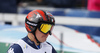 Riccardo Tonetti of Italy reacts in finish of the second run of the men giant slalom race of Audi FIS Alpine skiing World cup in Soelden, Austria. Opening men giant slalom race of Audi FIS Alpine skiing World cup was held on Rettenbach glacier above Soelden, Austria, on Sunday, 25th of October 2015.
