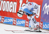 Stefan Luitz of Germany reacts in finish of the second run of the men giant slalom race of Audi FIS Alpine skiing World cup in Soelden, Austria. Opening men giant slalom race of Audi FIS Alpine skiing World cup was held on Rettenbach glacier above Soelden, Austria, on Sunday, 25th of October 2015.
