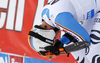 Stefan Luitz of Germany reacts in finish of the second run of the men giant slalom race of Audi FIS Alpine skiing World cup in Soelden, Austria. Opening men giant slalom race of Audi FIS Alpine skiing World cup was held on Rettenbach glacier above Soelden, Austria, on Sunday, 25th of October 2015.
