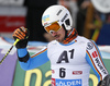 Felix Neureuther of Germany reacts in finish of the second run of the men giant slalom race of Audi FIS Alpine skiing World cup in Soelden, Austria. Opening men giant slalom race of Audi FIS Alpine skiing World cup was held on Rettenbach glacier above Soelden, Austria, on Sunday, 25th of October 2015.
