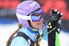 Strachova Sarka of Czech Republic reacts after her 2nd run of ladies Slalom of Aspen FIS Ski Alpine World Cup at the Mountain Course in Aspen, United States on 2015/11/29.
