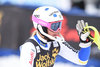 Hansdotter Frida of Sweden reacts after her 2nd run of ladies Slalom of Aspen FIS Ski Alpine World Cup at the Mountain Course in Aspen, United States on 2015/11/29.
