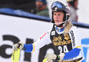 Wikstroem Emelie of Sweden reacts after her 2nd run of ladies Slalom of Aspen FIS Ski Alpine World Cup at the Mountain Course in Aspen, United States on 2015/11/29.

