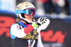 Gisin Michelle of Switzerland reacts after her 2nd run of ladies Slalom of Aspen FIS Ski Alpine World Cup at the Mountain Course in Aspen, United States on 2015/11/29.
