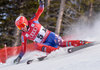 Marco Sullivan of the USA in action during the 1st Practice run of mens downhill of the Beaver Creek FIS Ski Alpine World Cup at the Birds of Prey Course in Beaver Creek, United States on 2015/12/03.
