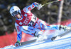 Adrien Theaux of France in action during the 1st Practice run of mens downhill of the Beaver Creek FIS Ski Alpine World Cup at the Birds of Prey Course in Beaver Creek, United States on 2015/12/03.
