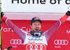 Aksel Lund Svindal of Norway during the winnerpresentation of mens downhill of the Beaver Creek FIS Ski Alpine World Cup at the Birds of Prey Course in Beaver Creek, United States on 2015/12/04.
