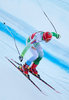 Klemen Kosi of Slovenia in action during the men Super G of Groeden FIS Ski Alpine World Cup at the Saslong Course in Gardena, Italy on 2015/12/17.
