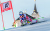 Eva-Maria Brem of Austria during 1st run of ladies Giant Slalom of the Lienz FIS Ski Alpine World Cup at the Hochstein in Lienz, Austria on 2015/12/28.
